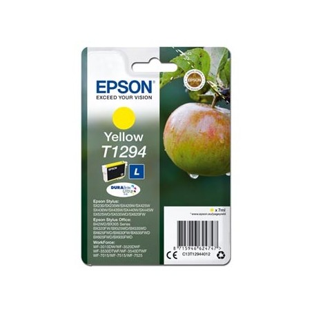 Epson oryginalny ink / tusz C13T12944012, T1294, yellow, 485s, 7ml