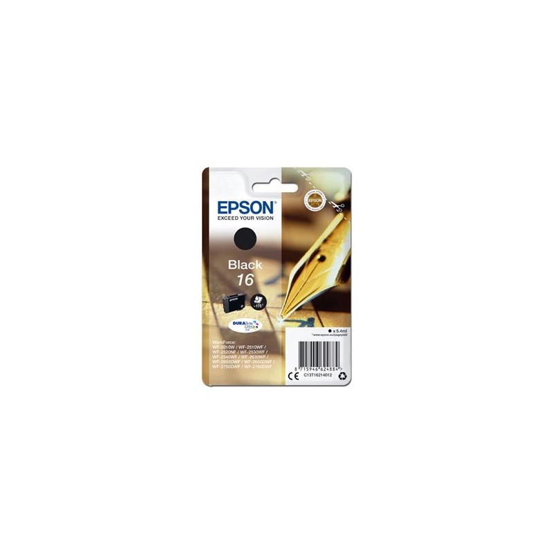 Epson oryginalny ink / tusz C13T16214012, T162140, black, 5.4ml
