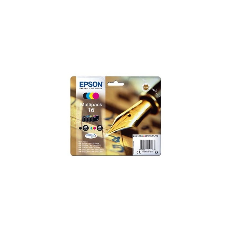 Epson oryginalny ink / tusz C13T16264012, T162640, CMYK, 3x3.1/5.4ml