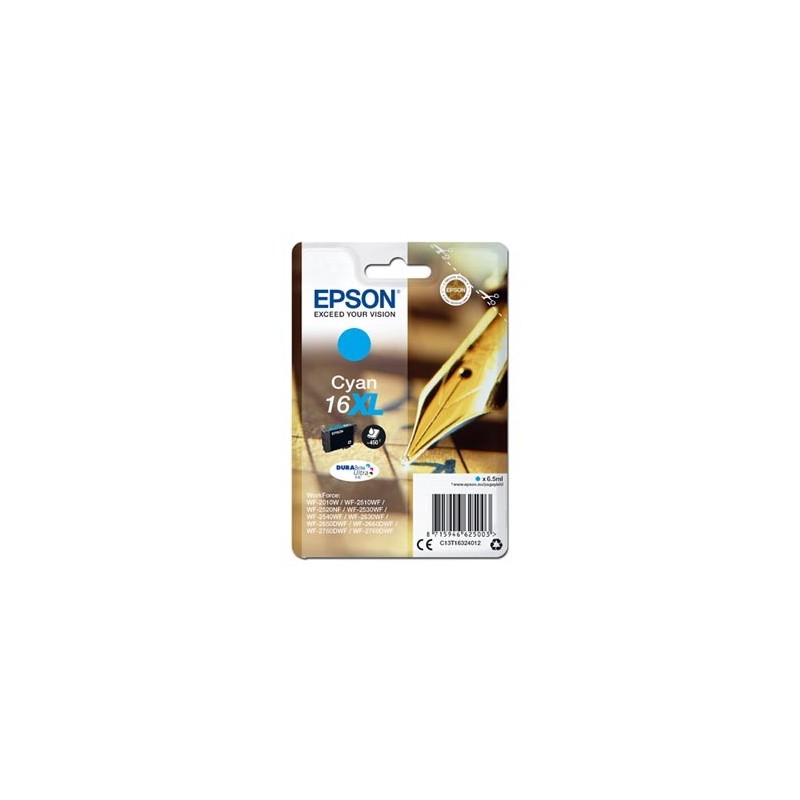 Epson oryginalny ink / tusz C13T16324012, T163240, 16XL, cyan, 6.5ml