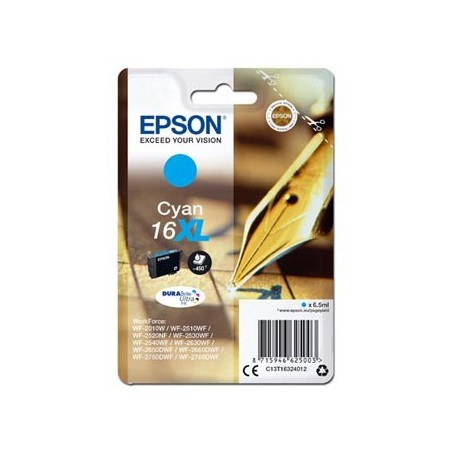 Epson oryginalny ink / tusz C13T16324012, T163240, 16XL, cyan, 6.5ml