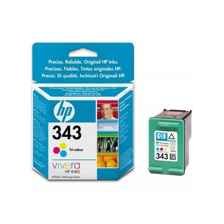 HP oryginalny ink / tusz C8766EE, HP 343, color, 260s, 7ml HP oryginalny ink / tusz C8766EE, HP 343, color, 260s, 7ml
