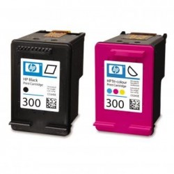 HP oryginalny ink / tusz CN637EE, HP 300, black/color, 2 x 200s, 2x4ml, 2-pack + paper HP oryginalny ink / tusz CN637EE, HP 300, black/color, 2 x 200s, 2x4ml, 2-pack + paper