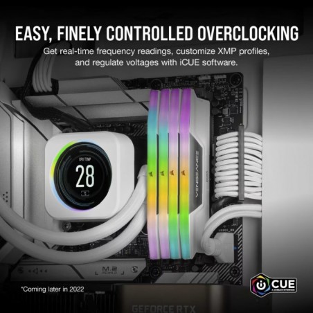 Pamięć DDR5 Vengeance RGB 32GB/5200 (2x16GB) CL40 White Pamięć DDR5 Vengeance RGB 32GB/5200 (2x16GB) CL40 White