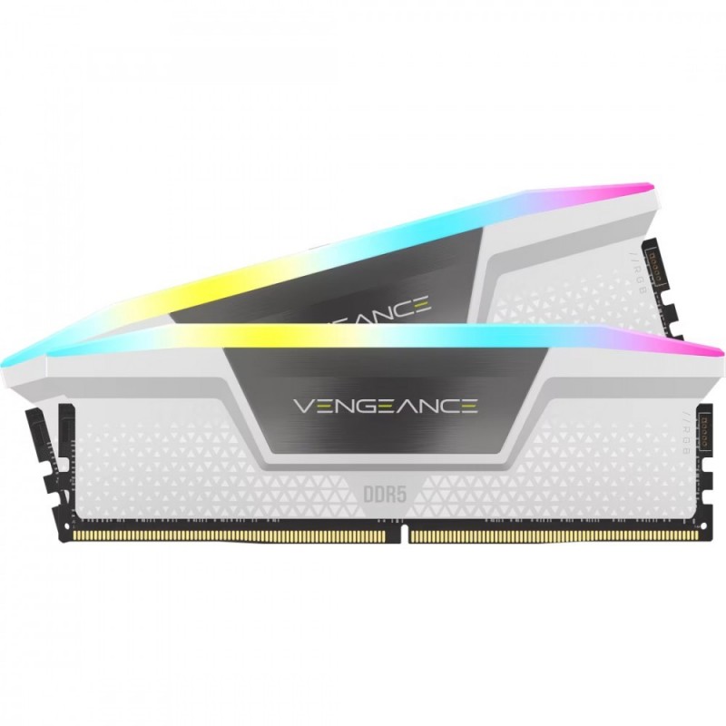 Pamięć DDR5 Vengeance RGB 32GB/5200 (2x16GB) CL40 White Pamięć DDR5 Vengeance RGB 32GB/5200 (2x16GB) CL40 White