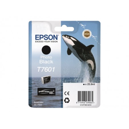 EPSON C13T76014010 Tusz Epson photo black SureColor SC-P600 EPSON C13T76014010 Tusz Epson photo black SureColor SC-P600