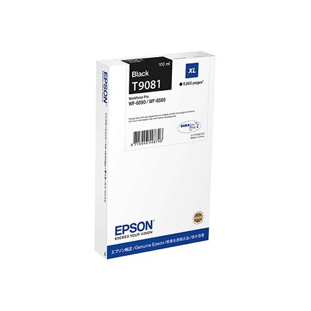 Epson oryginalny ink / tusz C13T90814N, T9081, XL, black, 100ml Epson oryginalny ink / tusz C13T90814N, T9081, XL, black, 100ml