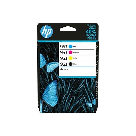 HP oryginalny ink / tusz 6ZC70AE#301, HP 963, CMYK, blistr, 4-pack HP oryginalny ink / tusz 6ZC70AE#301, HP 963, CMYK, blistr, 4-pack