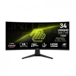Monitor MAG 346CQ 34 cale/LED/UWQHD/Curved/180Hz/czarny