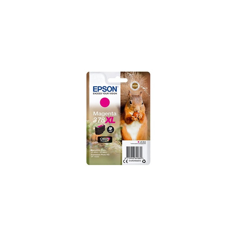 Epson oryginalny ink / tusz C13T37934010, 378XL, magenta, 9,3ml