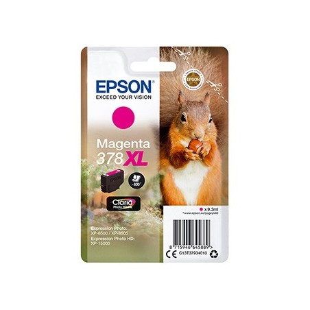 Epson oryginalny ink / tusz C13T37934010, 378XL, magenta, 9,3ml