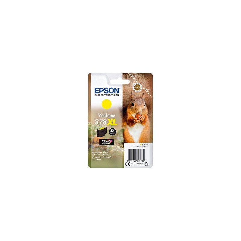 Epson oryginalny ink / tusz C13T37944010, 378XL, yellow, 9,3ml
