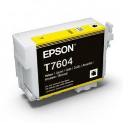 Epson oryginalny ink / tusz C13T76044010, T7604, yellow, 25,9ml, 1szt Epson oryginalny ink / tusz C13T76044010, T7604, yellow, 25,9ml, 1szt