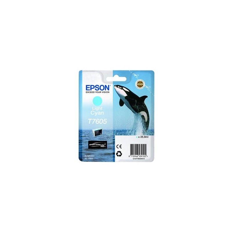 Epson oryginalny ink / tusz C13T76054010, T7605, light cyan, 25,9ml, 1szt