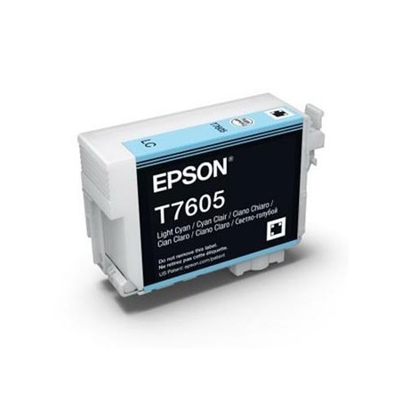 Epson oryginalny ink / tusz C13T76054010, T7605, light cyan, 25,9ml, 1szt Epson oryginalny ink / tusz C13T76054010, T7605, light cyan, 25,9ml, 1szt