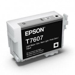 Epson oryginalny ink / tusz C13T76074010, T7607, light black, 25,9ml, 1szt Epson oryginalny ink / tusz C13T76074010, T7607, light black, 25,9ml, 1szt