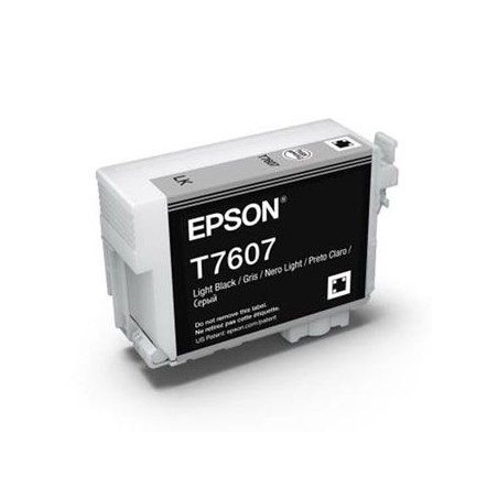 Epson oryginalny ink / tusz C13T76074010, T7607, light black, 25,9ml, 1szt Epson oryginalny ink / tusz C13T76074010, T7607, light black, 25,9ml, 1szt