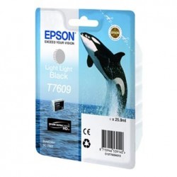 Epson oryginalny ink / tusz C13T76094010, T7609, light light black, 25,9ml, 1szt Epson oryginalny ink / tusz C13T76094010, T7609, light light black, 25,9ml, 1szt