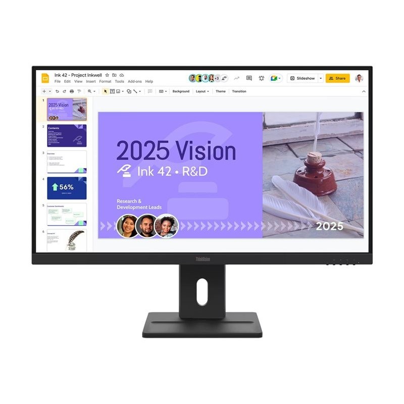 LENOVO ThinkVision E27Q-40 27inch IPS QHD 16:9 100Hz 350 cd/m2 4ms 2xHDMI DP