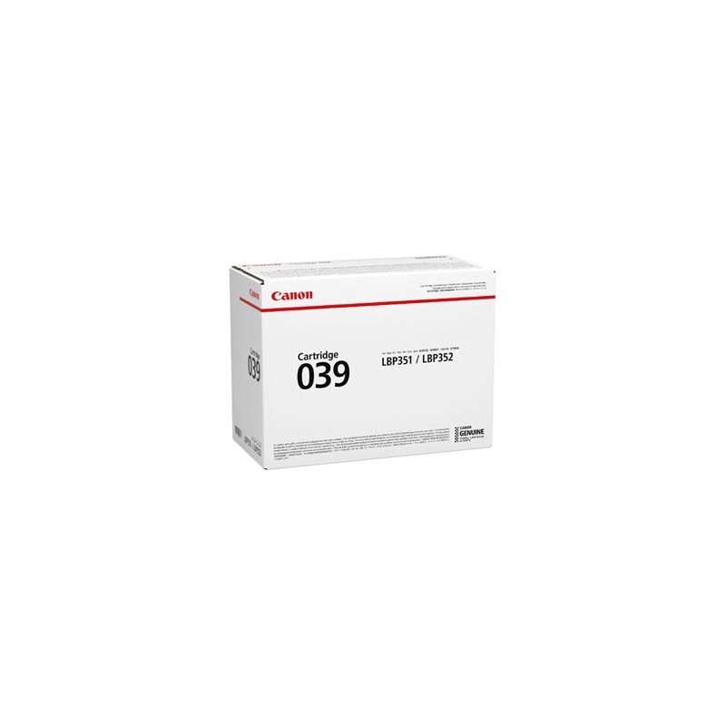 Canon oryginalny toner 039 BK, 0287C001, black, 11000s