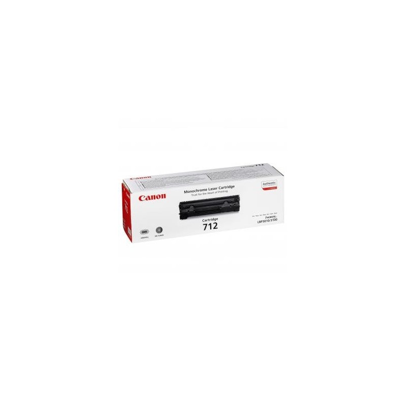 Canon oryginalny toner 712 BK, 1870B002, black, 1500s