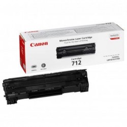 Canon oryginalny toner 712 BK, 1870B002, black, 1500s Canon oryginalny toner 712 BK, 1870B002, black, 1500s
