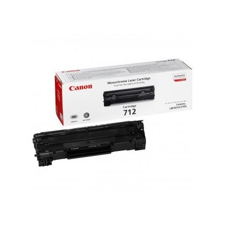 Canon oryginalny toner 712 BK, 1870B002, black, 1500s Canon oryginalny toner 712 BK, 1870B002, black, 1500s