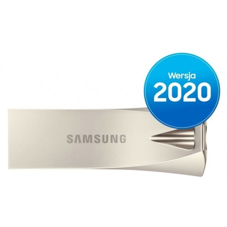 Pendrive BAR Plus USB3.1 64 GB Champaign Silver Pendrive BAR Plus USB3.1 64 GB Champaign Silver