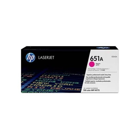 HP oryginalny toner CE343A, HP 651A, magenta, 16000s HP oryginalny toner CE343A, HP 651A, magenta, 16000s