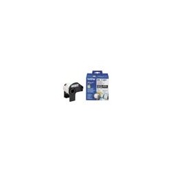 BROTHER DK11207 CD/DVD tarra, halkaisija 58mm , musta/valkoinen, 100 kpl/rulla