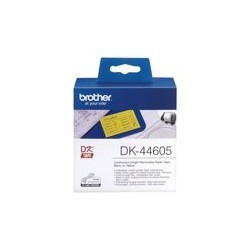 BROTHER DK44605 Taśma Brother Removable Yellow Paper Tape 62mm x 30.48m