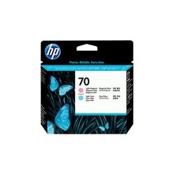 HP 70 original printhead light magenta and light cyan standard capacity 1-pack