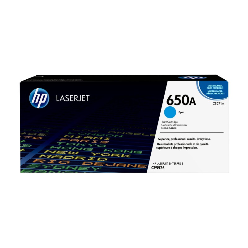 HP CE271A Toner HP cyan 15 000 str LaserJet CP5525