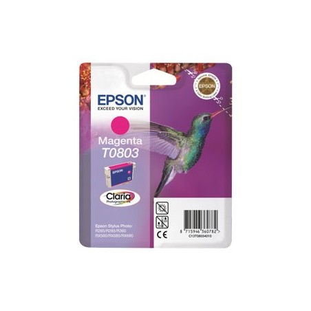 EPSON C13T08034011 Tusz Epson T0803 magenta Stylus photo R265/285/360,RX560/585/685 EPSON C13T08034011 Tusz Epson T0803 magenta Stylus photo R265/285/360,RX560/585/685