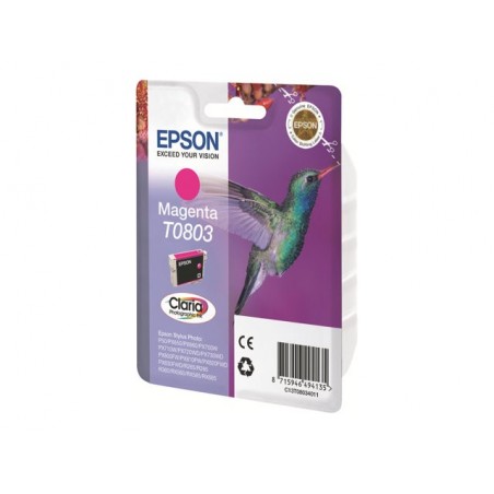 EPSON C13T08034011 Tusz Epson T0803 magenta Stylus photo R265/285/360,RX560/585/685 EPSON C13T08034011 Tusz Epson T0803 magenta Stylus photo R265/285/360,RX560/585/685