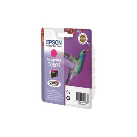EPSON C13T08034011 Tusz Epson T0803 magenta Stylus photo R265/285/360,RX560/585/685 EPSON C13T08034011 Tusz Epson T0803 magenta Stylus photo R265/285/360,RX560/585/685