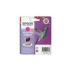 EPSON C13T08034011 Tusz Epson T0803 magenta Stylus photo R265/285/360,RX560/585/685 EPSON C13T08034011 Tusz Epson T0803 magenta Stylus photo R265/285/360,RX560/585/685