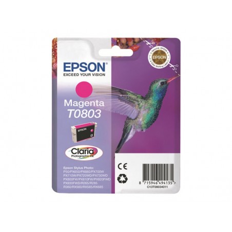 EPSON C13T08034011 Tusz Epson T0803 magenta Stylus photo R265/285/360,RX560/585/685 EPSON C13T08034011 Tusz Epson T0803 magenta Stylus photo R265/285/360,RX560/585/685
