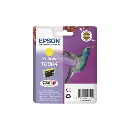 EPSON C13T08044011 Tusz Epson T0804 yellow Stylus photo R265/285/360,RX560/585/685 EPSON C13T08044011 Tusz Epson T0804 yellow Stylus photo R265/285/360,RX560/585/685
