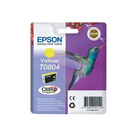 EPSON C13T08044011 Tusz Epson T0804 yellow Stylus photo R265/285/360,RX560/585/685 EPSON C13T08044011 Tusz Epson T0804 yellow Stylus photo R265/285/360,RX560/585/685