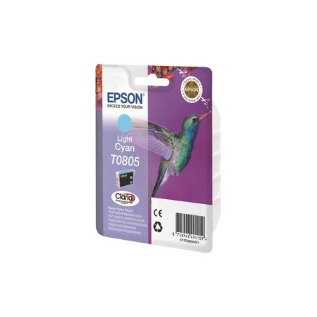 EPSON C13T08054011 Tusz Epson T0805 light cyan Stylus photo R265/285/360,RX560/585/685 EPSON C13T08054011 Tusz Epson T0805 light cyan Stylus photo R265/285/360,RX560/585/685