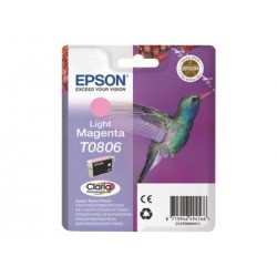 EPSON C13T08064011 Tusz Epson T0806 light magenta Stylus photo R265/285/360,RX560/585/685 EPSON C13T08064011 Tusz Epson T0806 light magenta Stylus photo R265/285/360,RX560/585/685