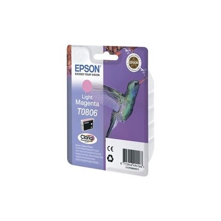 EPSON C13T08064011 Tusz Epson T0806 light magenta Stylus photo R265/285/360,RX560/585/685 EPSON C13T08064011 Tusz Epson T0806 light magenta Stylus photo R265/285/360,RX560/585/685