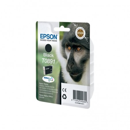 EPSON C13T08914011 Tusz Epson T0891 black DURABrite 5.8ml Stylus S20/SX100/SX105/SX200/SX205... EPSON C13T08914011 Tusz Epson T0891 black DURABrite 5.8ml Stylus S20/SX100/SX105/SX200/SX205...