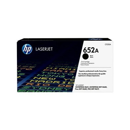 HP 652A Black Toner Color LaserJet Enterprise M651/MFP M680 11500 pages HP 652A Black Toner Color LaserJet Enterprise M651/MFP M680 11500 pages
