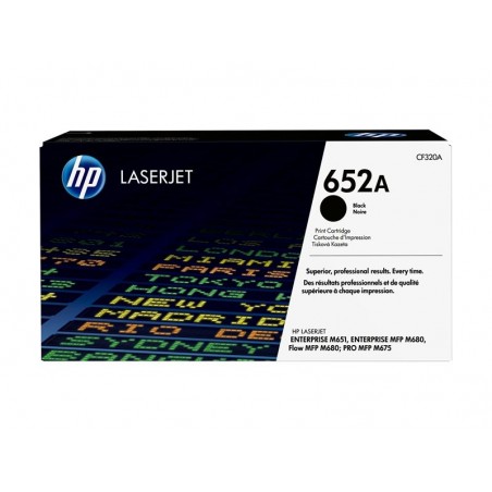 HP 652A Black Toner Color LaserJet Enterprise M651/MFP M680 11500 pages HP 652A Black Toner Color LaserJet Enterprise M651/MFP M680 11500 pages