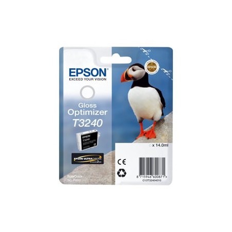 EPSON C13T32404010 Optymalizator połysku Epson T3240 14,0 ml 3 350 str SureColor SC-P400 EPSON C13T32404010 Optymalizator połysku Epson T3240 14,0 ml 3 350 str SureColor SC-P400