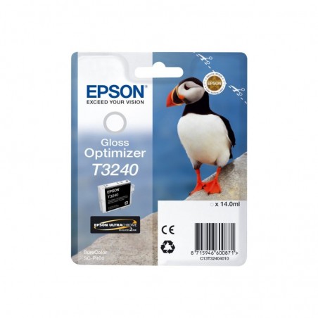 EPSON C13T32404010 Optymalizator połysku Epson T3240 14,0 ml 3 350 str SureColor SC-P400 EPSON C13T32404010 Optymalizator połysku Epson T3240 14,0 ml 3 350 str SureColor SC-P400