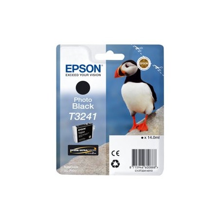 EPSON C13T32414010 Tusz Epson photo black T3241 14,0 ml 4 200 str SureColor SC-P400 EPSON C13T32414010 Tusz Epson photo black T3241 14,0 ml 4 200 str SureColor SC-P400