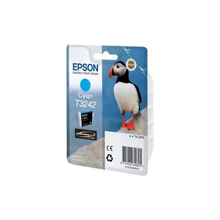 EPSON C13T32424010 Tusz Epson T3242 cyan 14,0 ml 980 str SureColor SC-P400 EPSON C13T32424010 Tusz Epson T3242 cyan 14,0 ml 980 str SureColor SC-P400